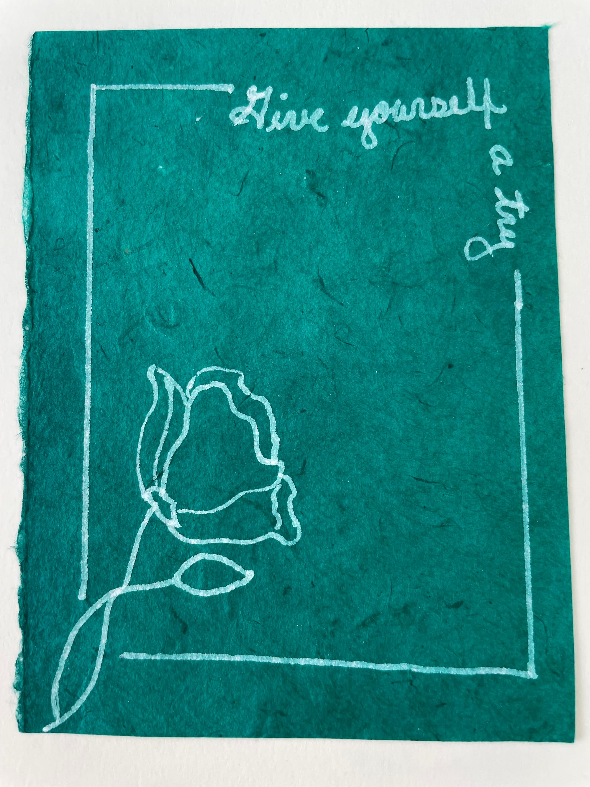 "What would you do, if you didn't have to do it perfectly?"